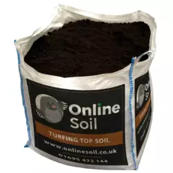 Turfing Topsoil With Logo