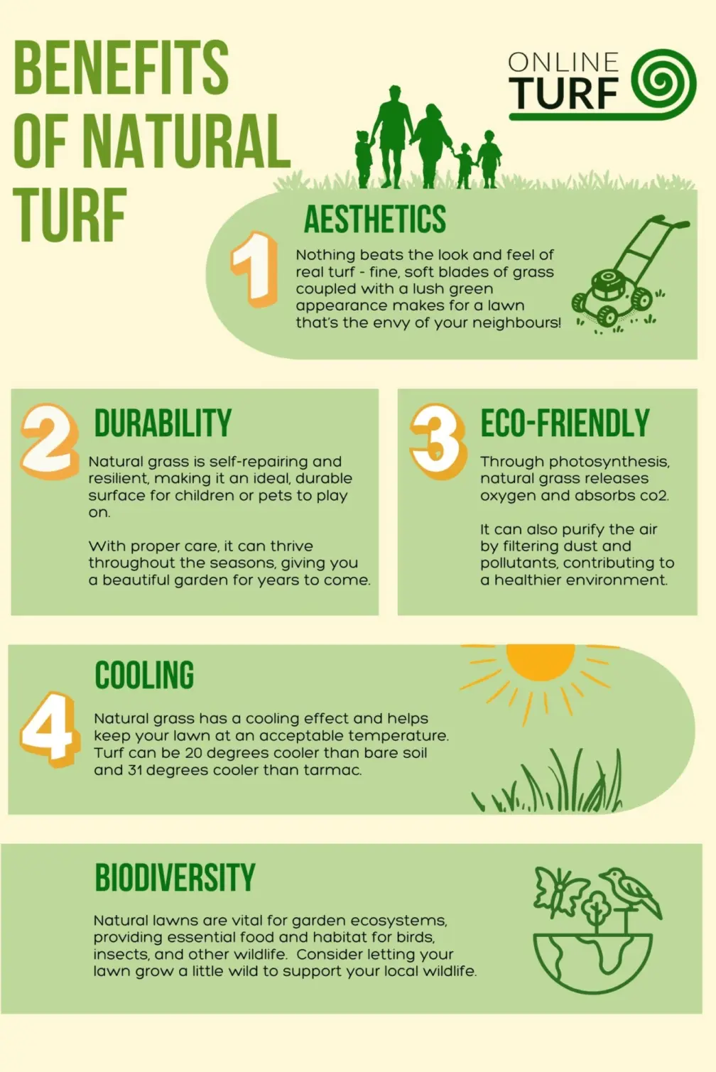 Benefits of turf infogrpahic